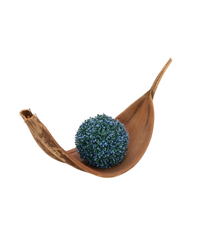 Europalms Graskugel, künstlich, blau, 22cm
