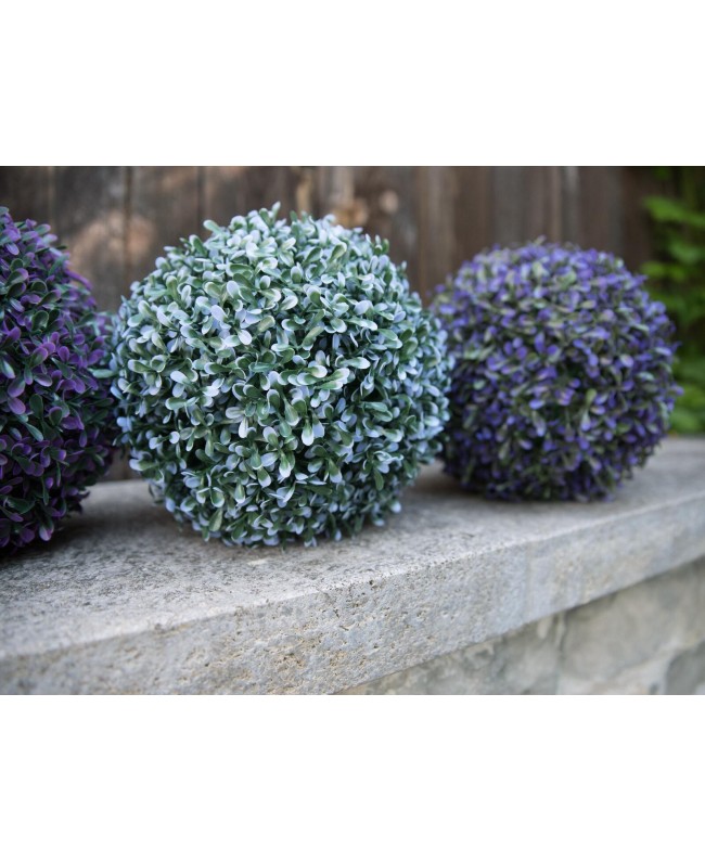 Europalms Grass ball, artificial, blue, 22cm