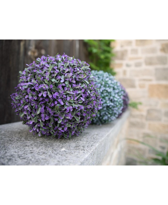 Europalms Grass ball, artificial, pink, 22cm