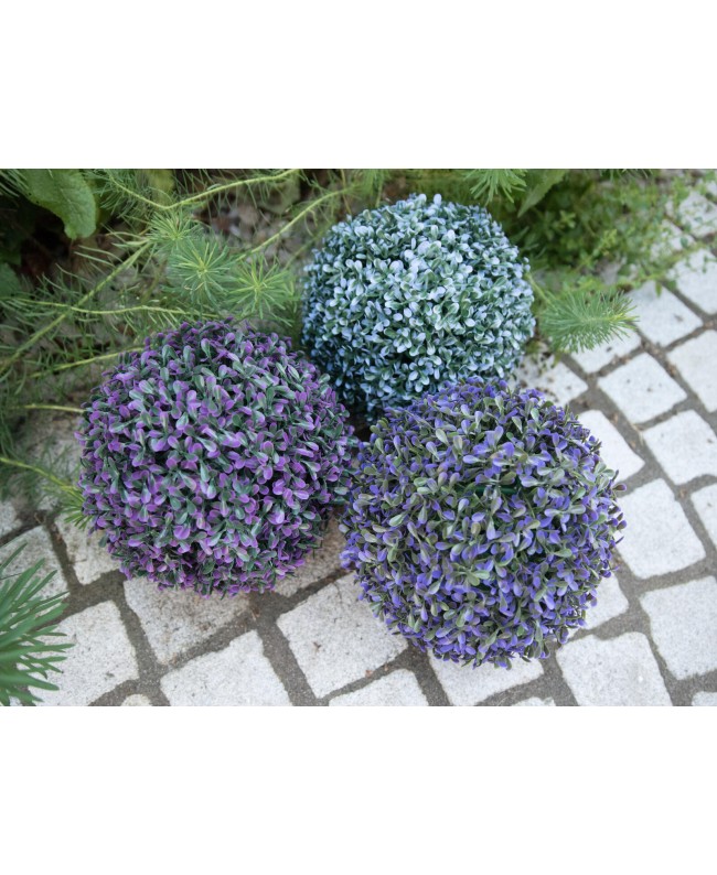 Europalms Grass ball, artificial, pink, 22cm