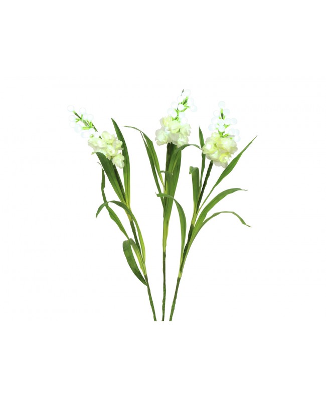 Europalms Aronstab, 3er Set mit LEDs, weiß, 85cm