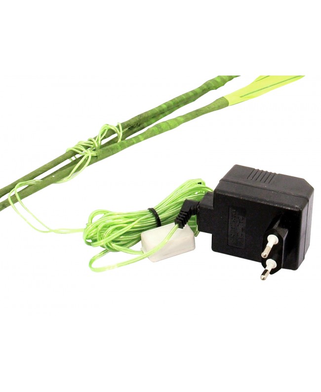 Europalms Arum set, 3 branches with LEDs, pink 85cm