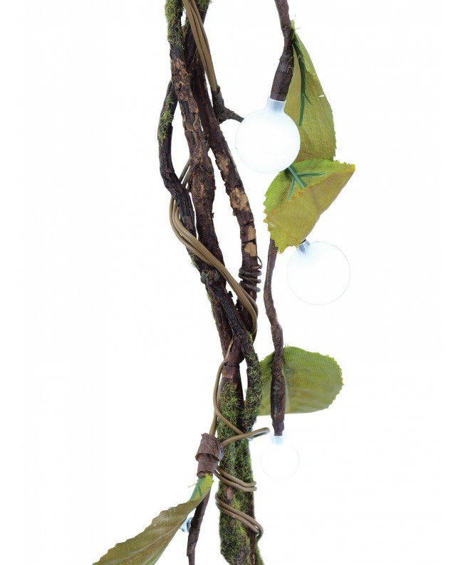 Europalms Heather twine, with LEDs, white, 180cm Flowers & Plants