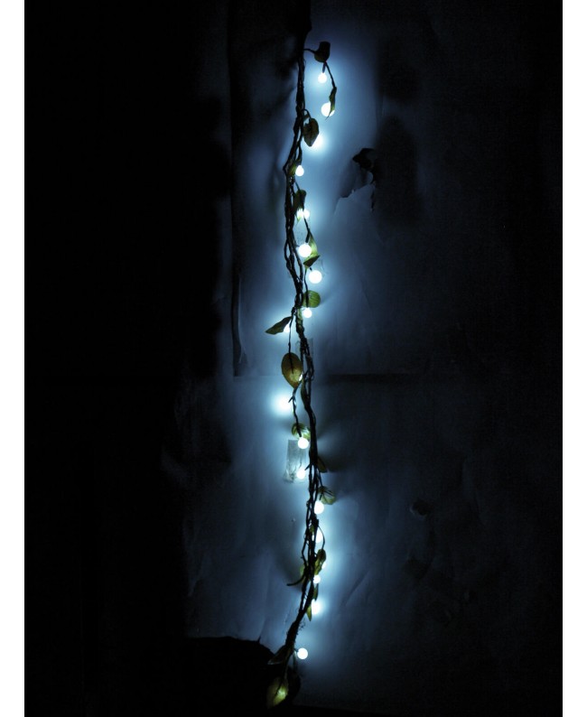Europalms Spago d'erica, con LED, bianco, 180cm Fiori & piante
