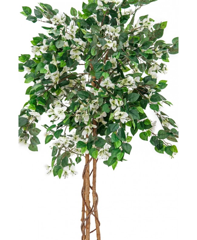 Europalms Bougainvillea, Kunstpflanze, weiß, 150cm Blumen & Pflanzen