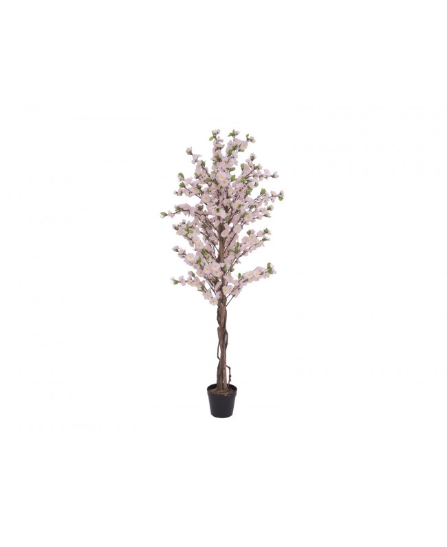 Europalms Kirschbaum mit 3 Stämmen, Kunstpflanze, rose, 150 cm Blumen & Pflanzen