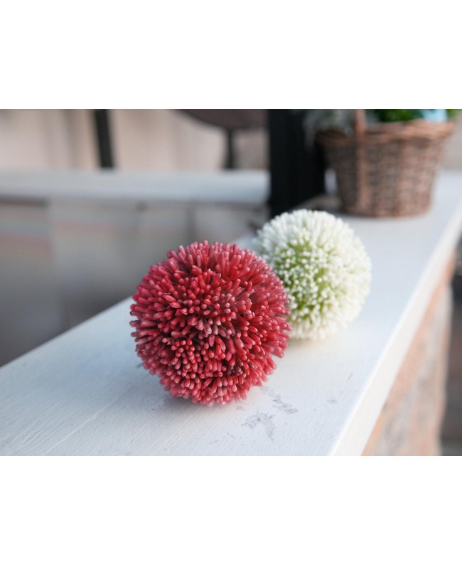 Europalms Allium spray, artificiale, rosso, 55 cm Fiori & piante