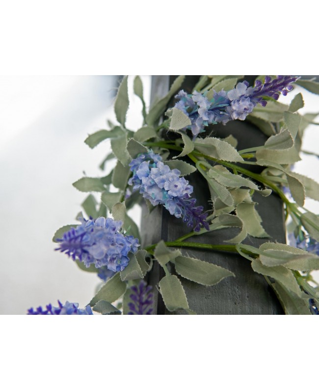 Europalms Flowering Garland, artificial, blue, 180cm