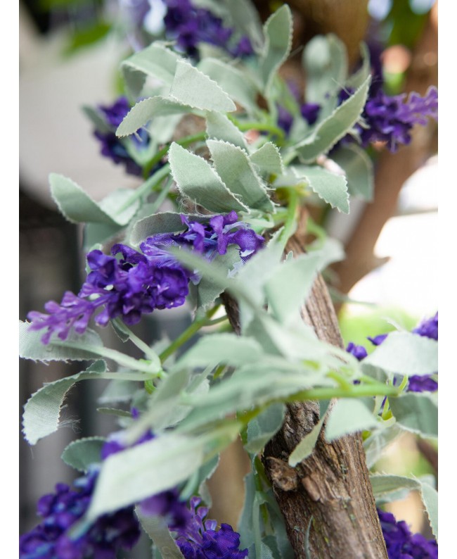 Europalms Flowering Garland, artificial, violet, 180cm