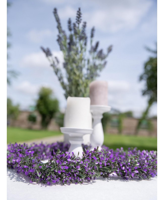 Europalms Lavender Garland, artificial, pink, 180cm Fiori & piante