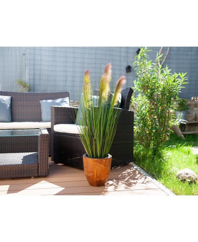 Europalms Feather grass, artificial, rosé, 90cm Flowers & Plants