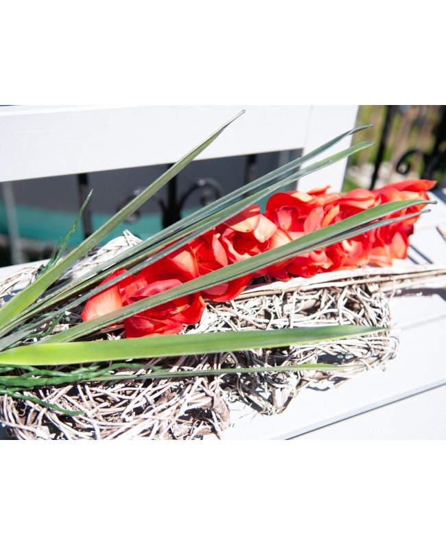 Europalms Orchideenblatt (EVA), künstlich, grün, 45cm Blumen & Pflanzen