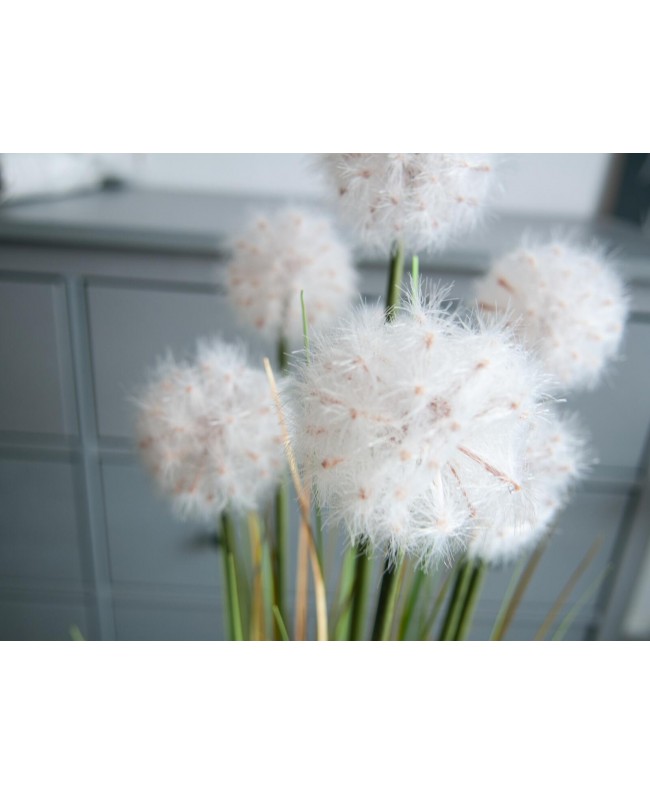 Europalms Dandelion, artificial flower, 107cm Flowers & Plants