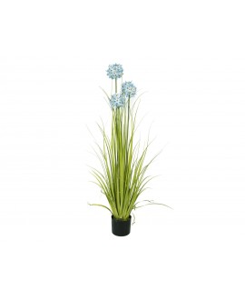 Europalms Allium grass, artificial plant, blue, 120 cm Flowers & Plants