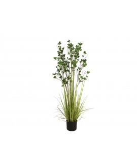 Europalms Evergreen shrub with grass, artificial plant, 152cm Flowers & Plants