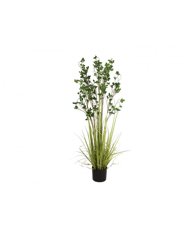 Europalms Evergreen shrub with grass, artificial plant, 152cm Flowers & Plants