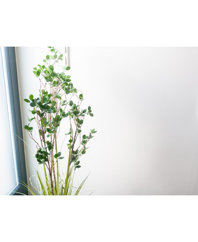 Europalms Evergreen shrub with grass, artificial plant, 152cm Fiori & piante