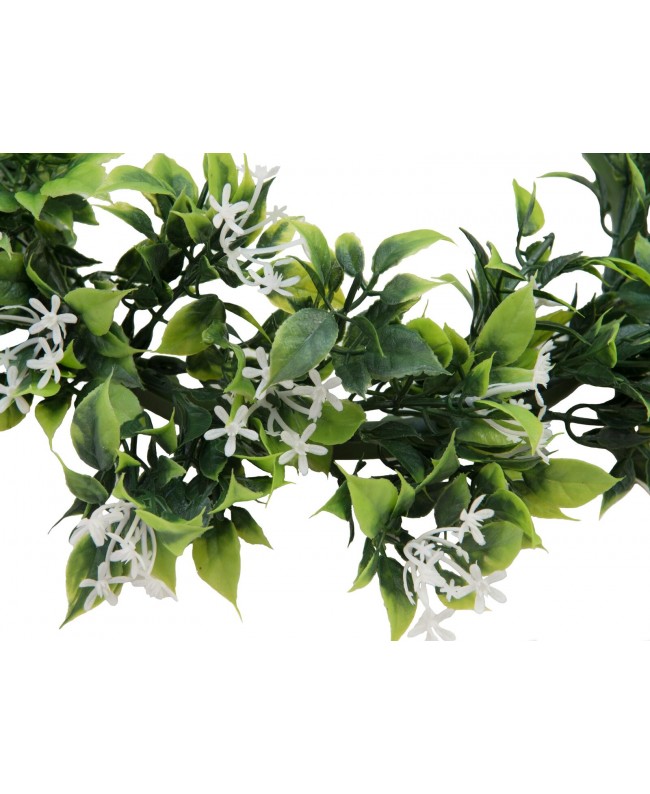 Europalms Jasmin Wreath, 30cm Flowers & Plants