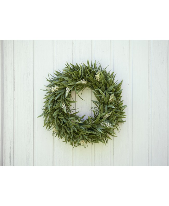 Europalms Lavender Wreath, 30cm Flowers & Plants