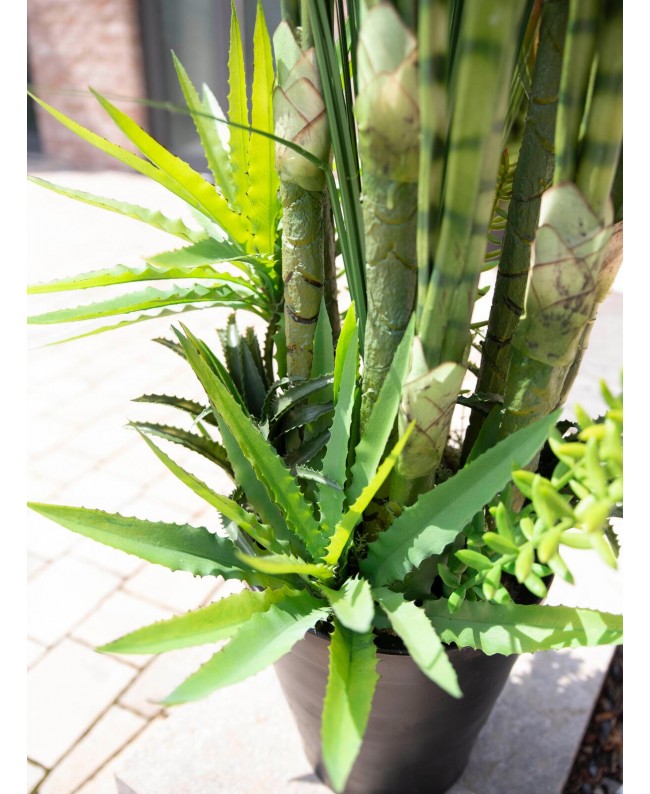 Europalms Sukkulenten-Mix, Kunstpflanze, 190cm