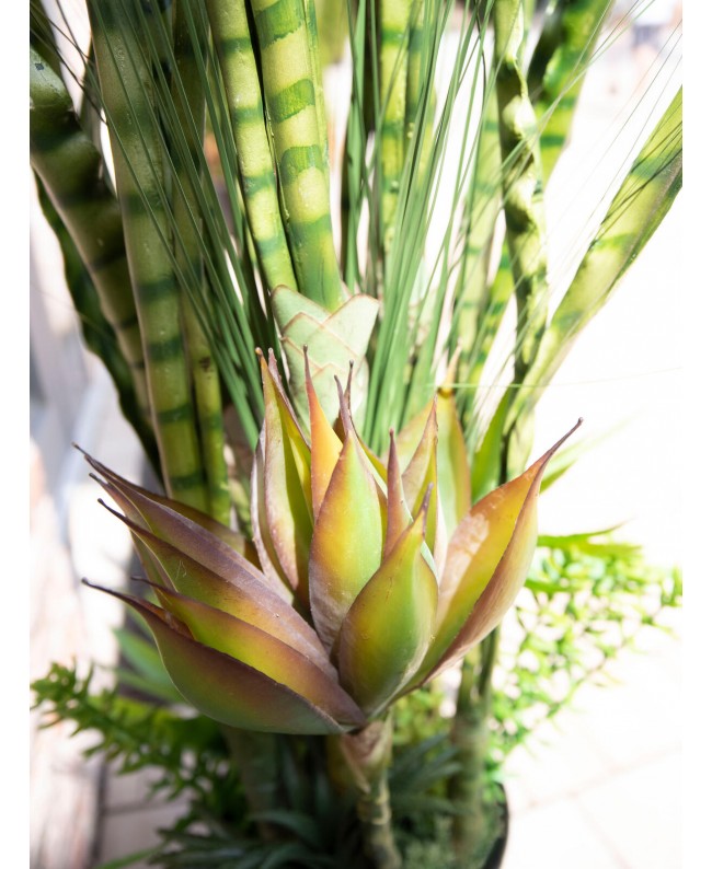 Europalms Sukkulenten-Mix, Kunstpflanze, 190cm