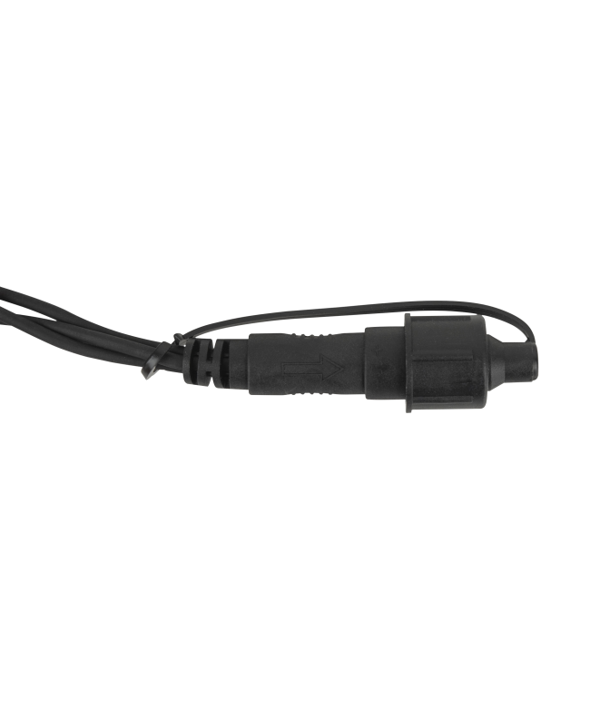 SHOWTEC LED Rubber FX Light WW Schwarz - 100 LEDs - 10 m