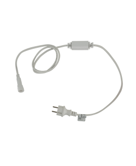 SHOWTEC Stromkabel für LED String / Eiszapfen Weiß - Schukostecker