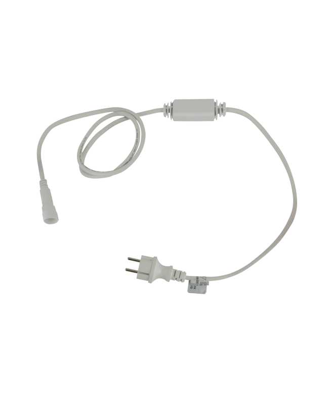 SHOWTEC Stromkabel für LED String / Eiszapfen Weiß - Schukostecker