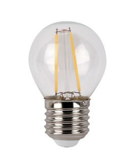 SHOWGEAR LED-Glühbirne Clear WW E27 2 W - nicht dimmbar Schraubsockellampen