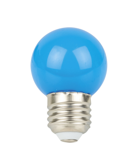 SHOWGEAR G45 LED Bulb E27 1 W - blue - non-dimmable Screw cap lamp
