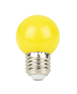 SHOWGEAR G45 LED Bulb E27 1 W - yellow - non-dimmable Screw cap lamp