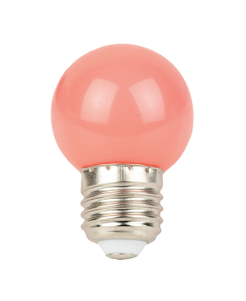 SHOWGEAR G45 LED Bulb E27 1 W - pink - non-dimmable Screw cap lamp