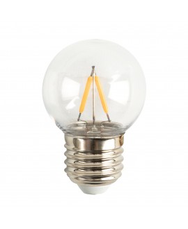 SHOWGEAR Lampadina LED G45 E27 - trasparente Lampade screw cap