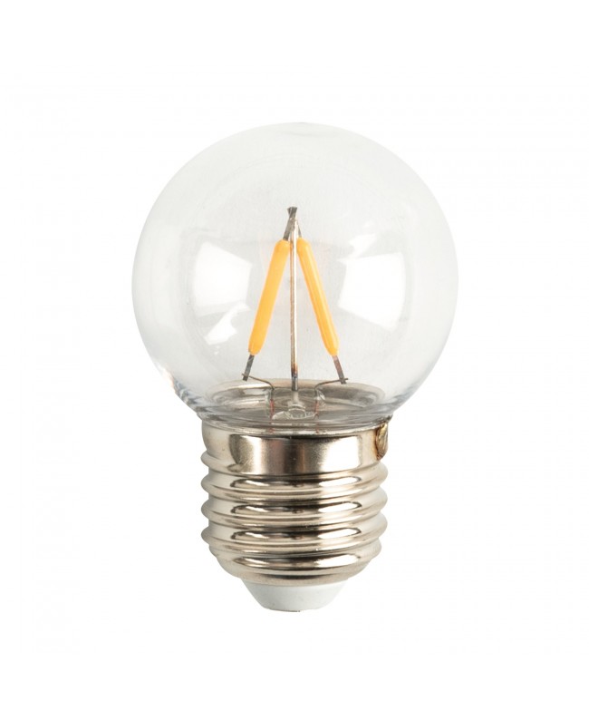 SHOWGEAR G45 LED Bulb E27 - WW - Clear 2 W - dimmable Screw cap lamp