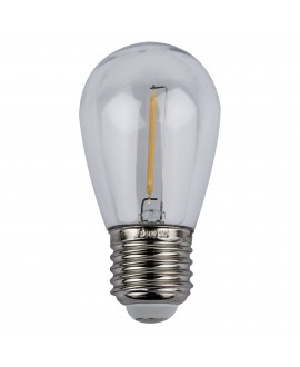 SHOWGEAR S14 LED-Lampe - WW - E27 1 W - warmweiß - dimmbar Schraubsockellampen