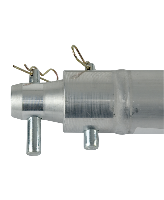 MILOS G Truss - Single Tube 50 mm Tube U 500 - incl. 1x female receiver - 50 cm - silver Single Tube Pro