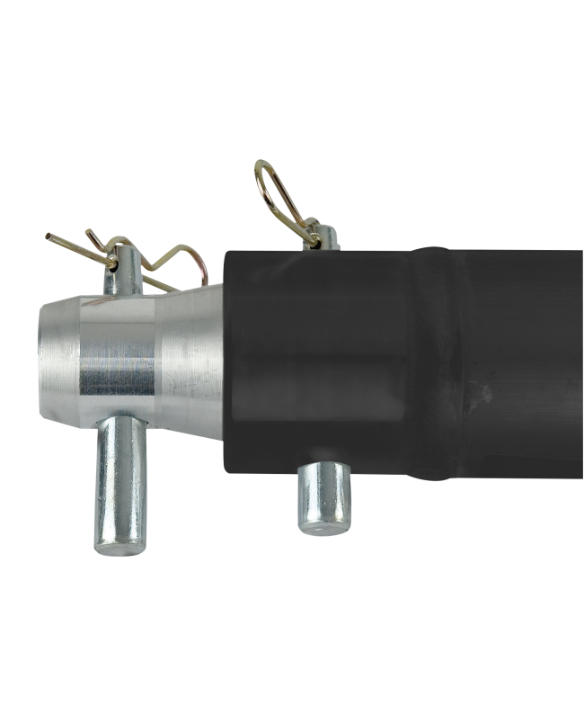 MILOS G Truss - Single Tube 50 mm Tube U 500 - incl. 1x female receiver - 50 cm - black Single Tube Pro