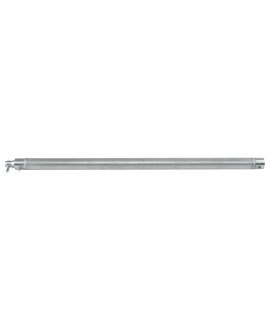 MILOS P Truss - Single Tube 50 mm Tube B 250 - incl. 1x female receiver - 25 cm - argento Tubo singolo Pro