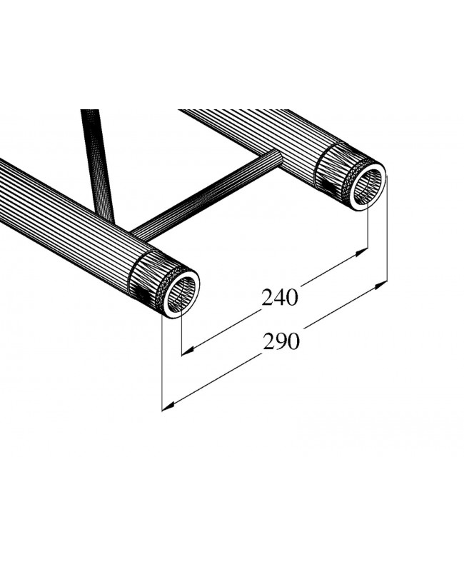 Alutruss BILOCK BQ2-210 2-way Cross Beam