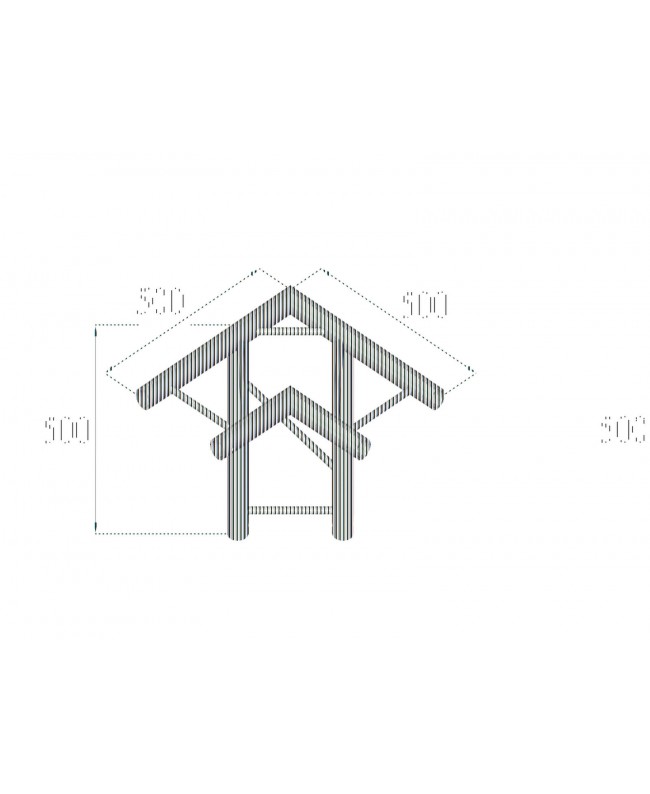 Alutruss BILOCK BQ2-PAL31H 3-way Corner 90°