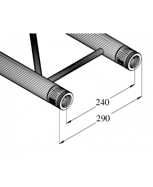Alutruss BILOCK E-GL22 1500 2-way Cross Beam
