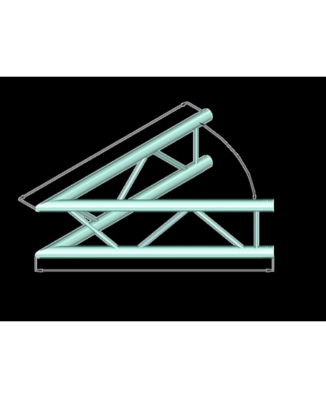 Alutruss BILOCK E-GL22 C19-V 2-Wege-Ecke 45°