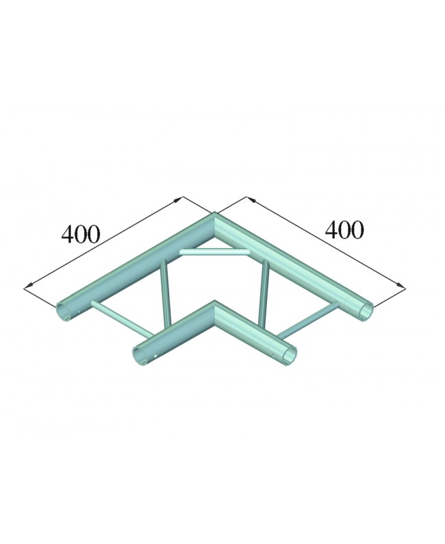 Alutruss DECOLOCK DQ2-SPAC21H 2-way Corner 90° bk