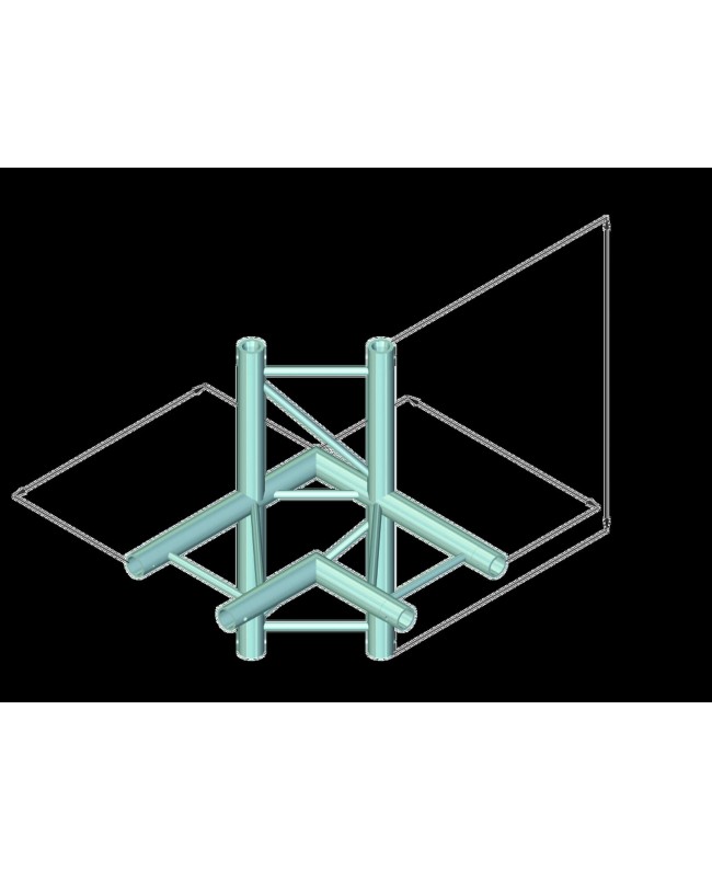 Alutruss DECOLOCK DQ2-SPAC44H 4-way Corner bk