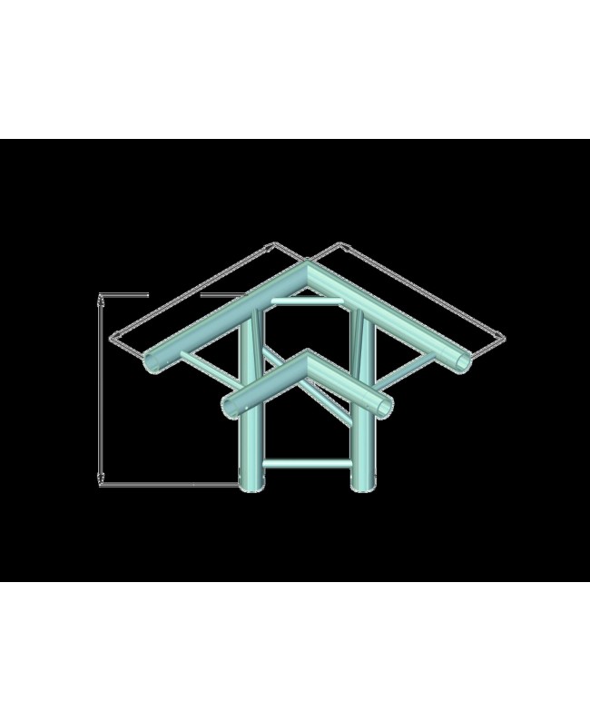Alutruss DECOLOCK DQ2-PAL31H 3-way Corner 90°
