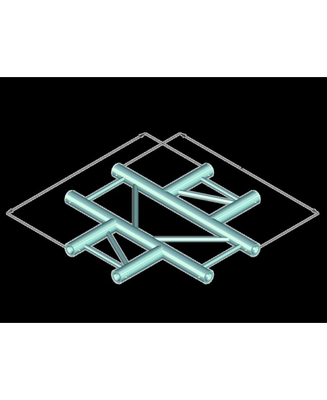 Alutruss DECOLOCK DQ2-PAC41H 4-Weg Kreuz