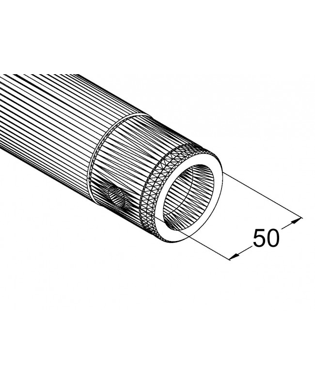 Alutruss SINGLELOCK SP-S1500 QUICK-LOCK Pipe bk