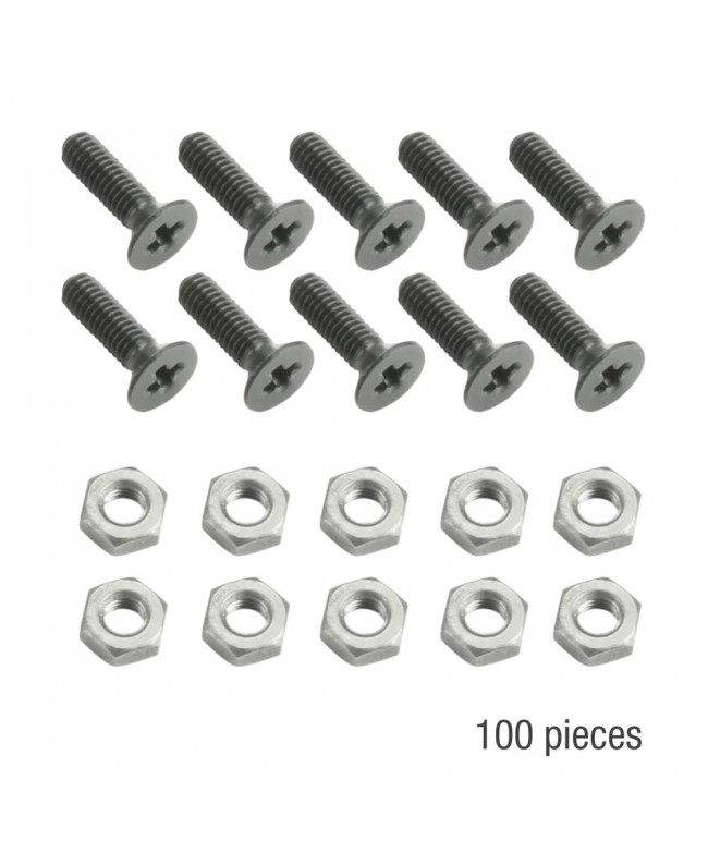 Adam Hall 19 Parts 5420 BLK M100 AH Fissaggi