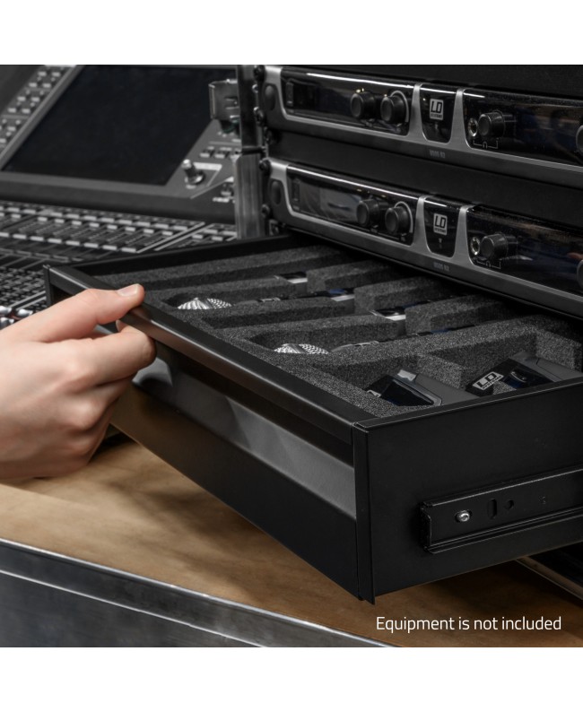 Adam Hall 19 Parts RACK DRAWER 02 ALU ERGO Drawer