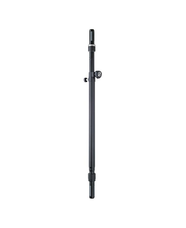 K&M 21366 Distance rod »Ring Lock« - black Speaker Supports